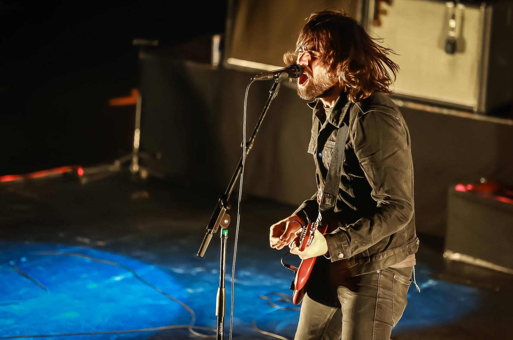 Justin Young of The Vaccines by music photographer Deborah Lowery