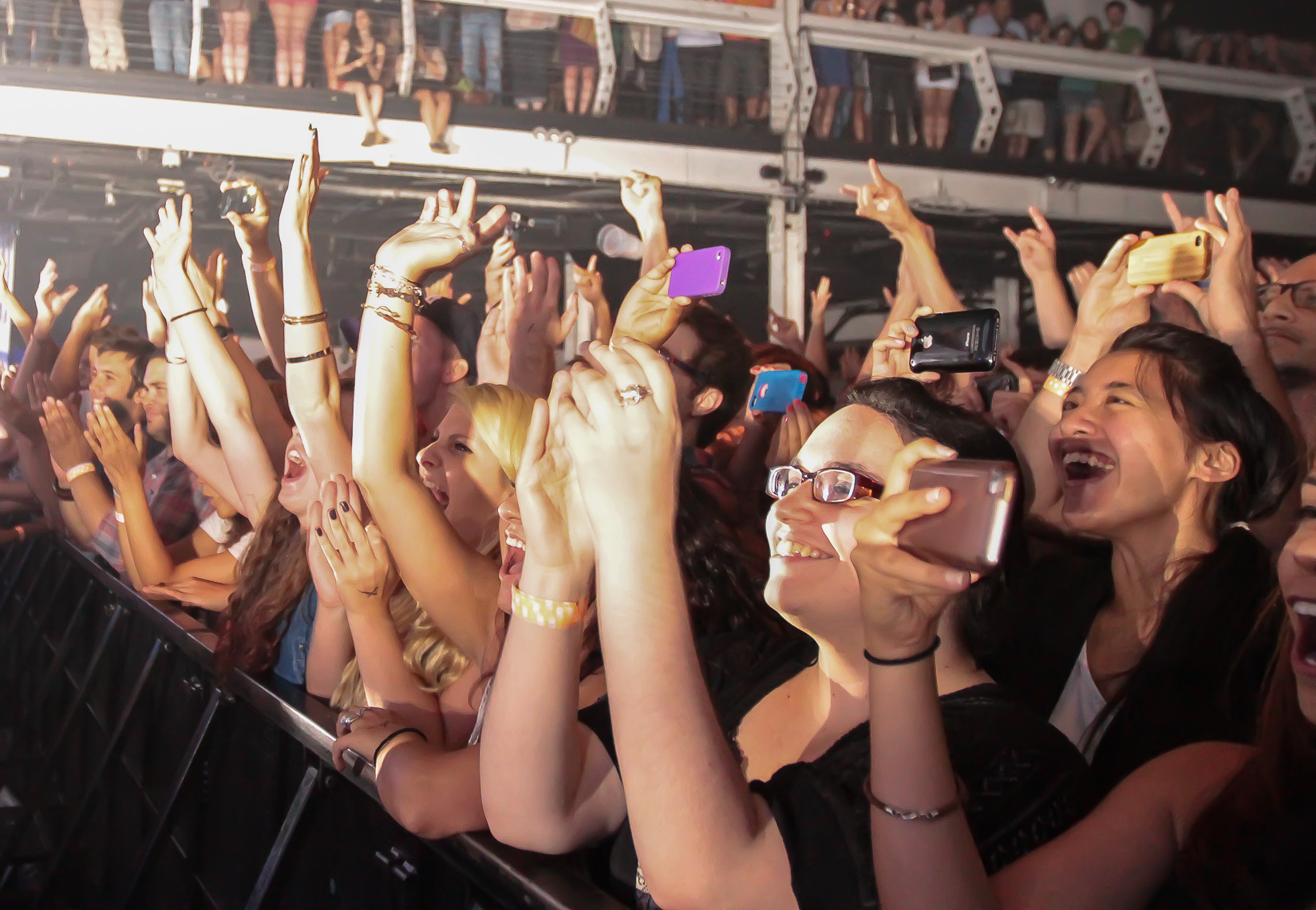 Bloc Party fans by music photographer Deborah Lowery